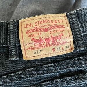 Levi's Men's 517 Bootcut Jeans in Black